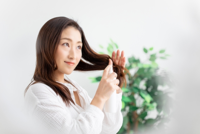 ヘアミストでヘアケア