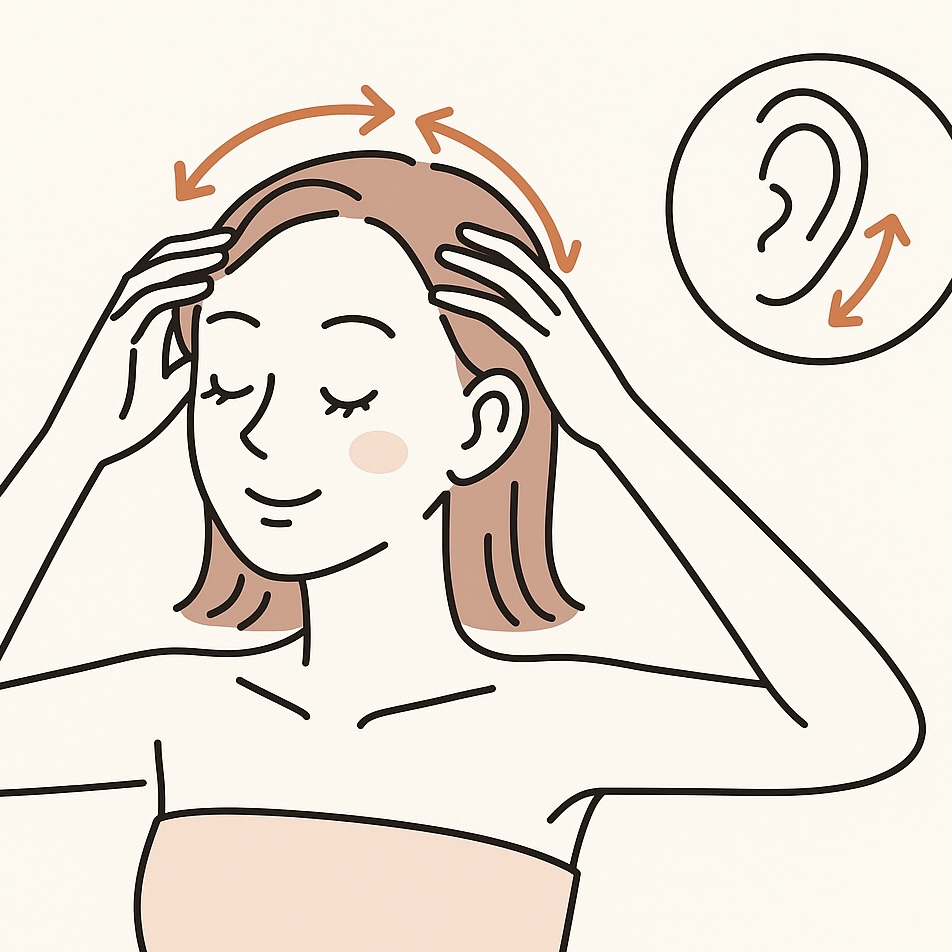 頭皮マッサージの仕方