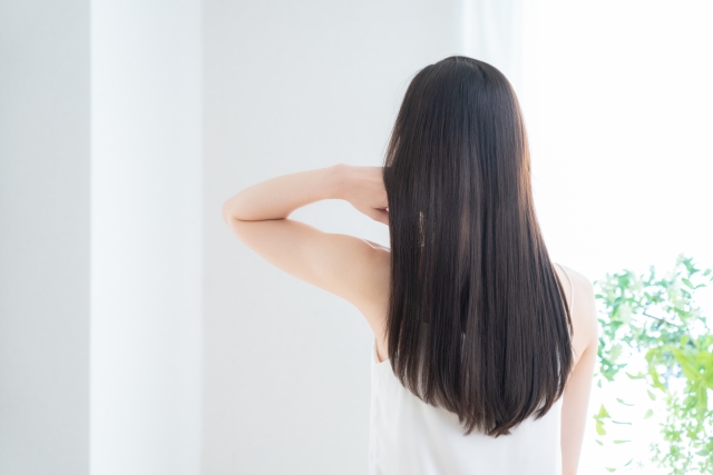 ツヤ感、透明感のある美しい髪