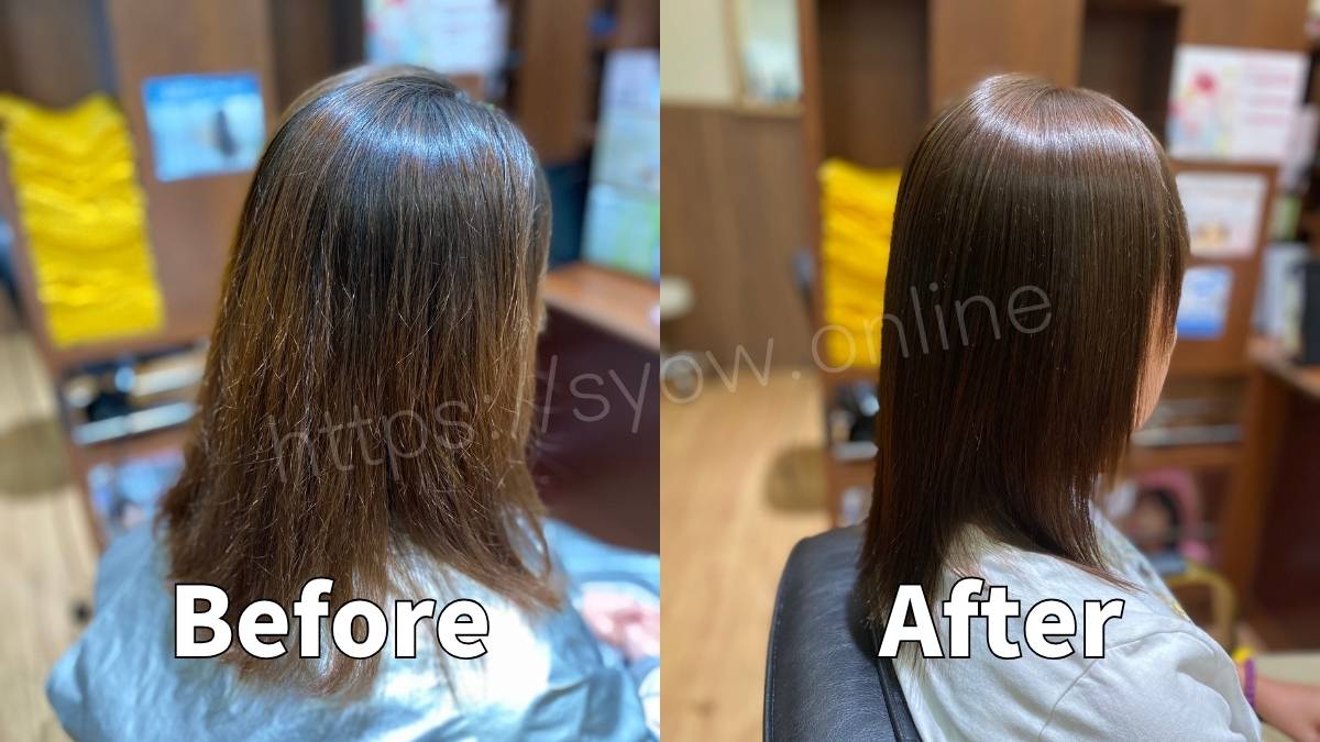 【負の連鎖】繰り返すアイロンとヘアカラーによるダメージで髪がまとまらない… /次世代縮毛矯正RICHとレスキュートリートメントで大変身/ビフォーアフター