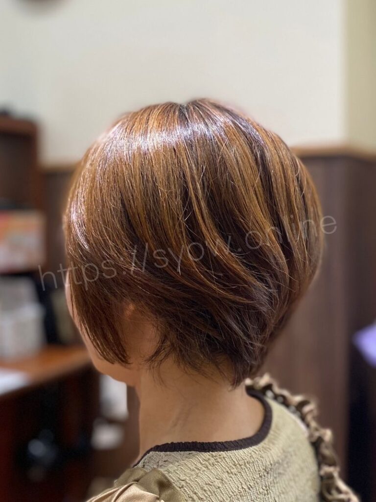 【骨格補正3Dカット】で360度美しい立体小顔ショート