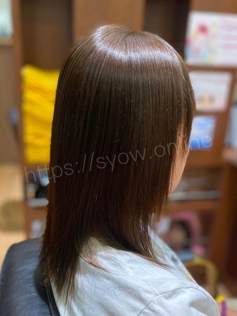 【負の連鎖】繰り返すアイロンとヘアカラーによるダメージで髪がまとまらない… /次世代縮毛矯正RICHとレスキュートリートメントで大変身/アフター