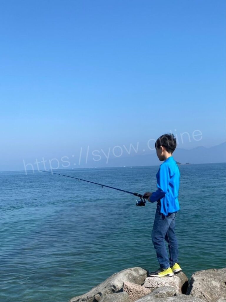 子供と休日の釣りに学ぶ/Syow